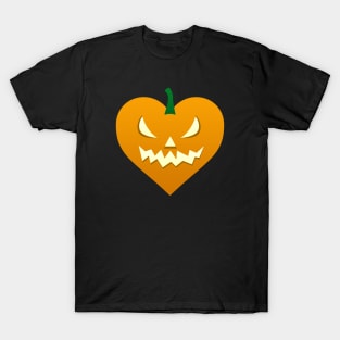 Jack o' Lantern Heart T-Shirt